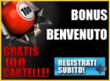 TotoSi Bingo: 10 euro, 100 cartelle come bonus di benvenuto